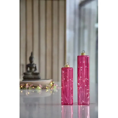 x6 Glass Cylinders Camellia
