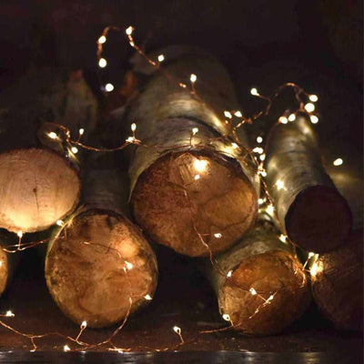 Cluster Garland Lights Copper