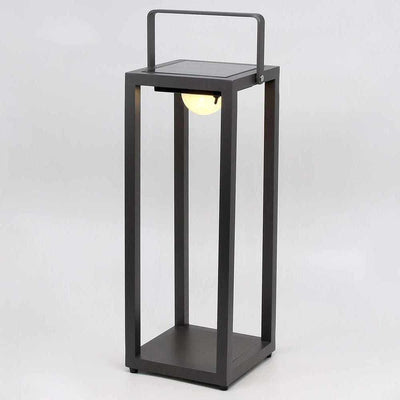 Courtyard Solar Lantern Black Large - NEST & FLOWERS