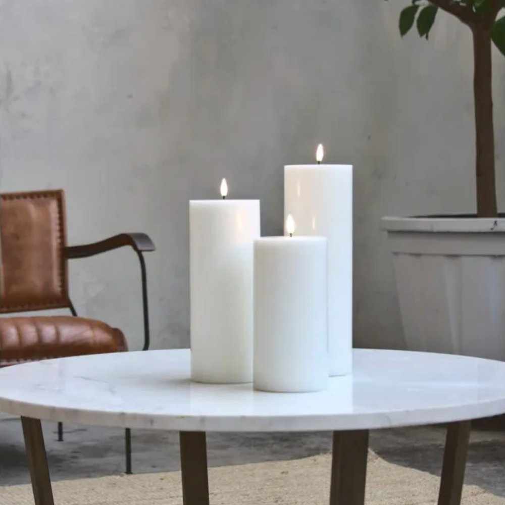 Grand Flameless Pillar Candles