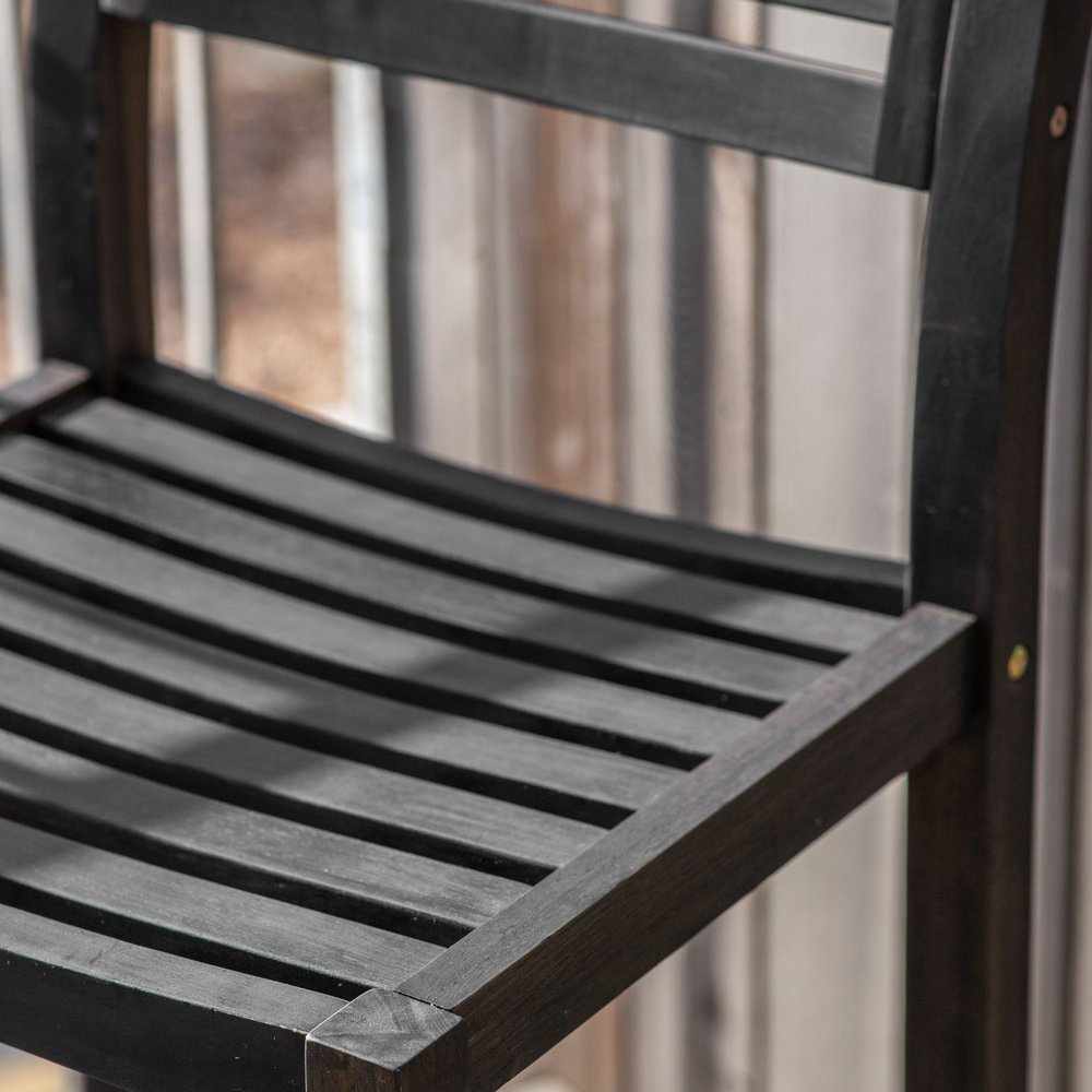 Harbin 2 Seater High Bar Set Black