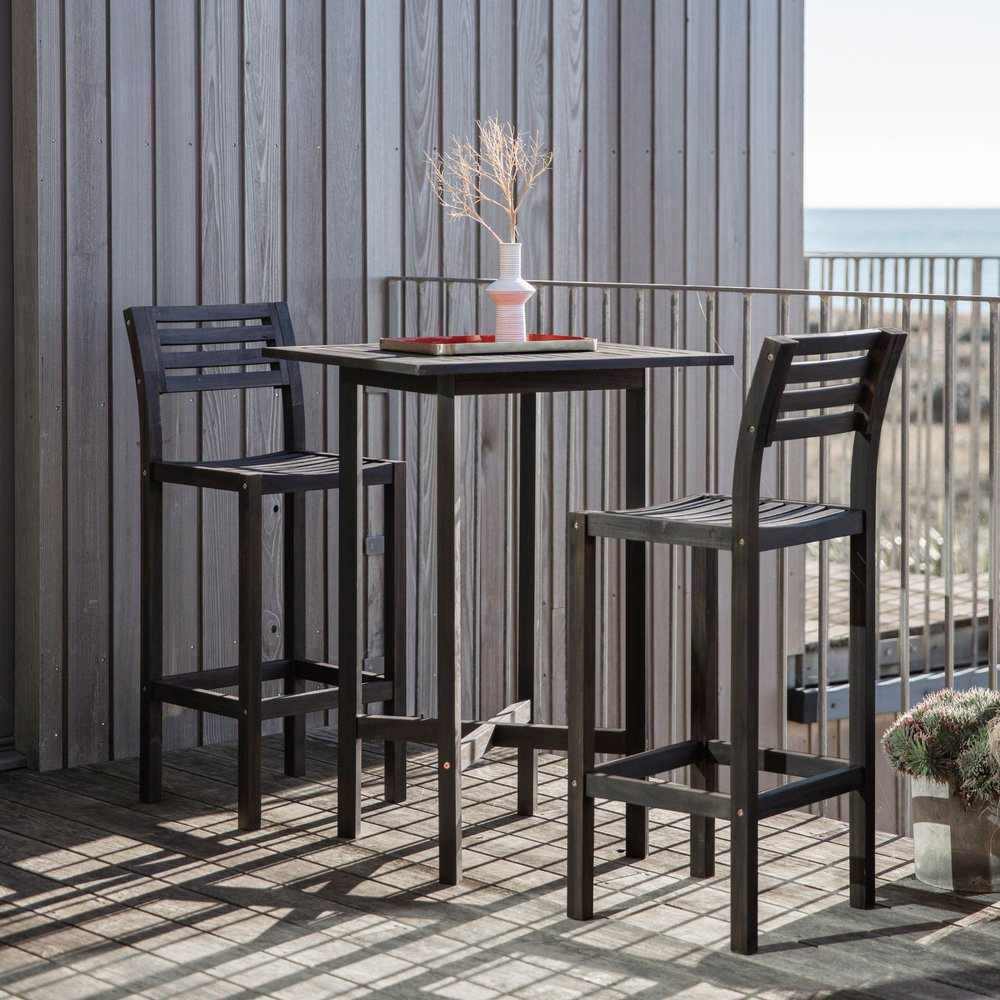 Harbin 2 Seater High Bar Set Black