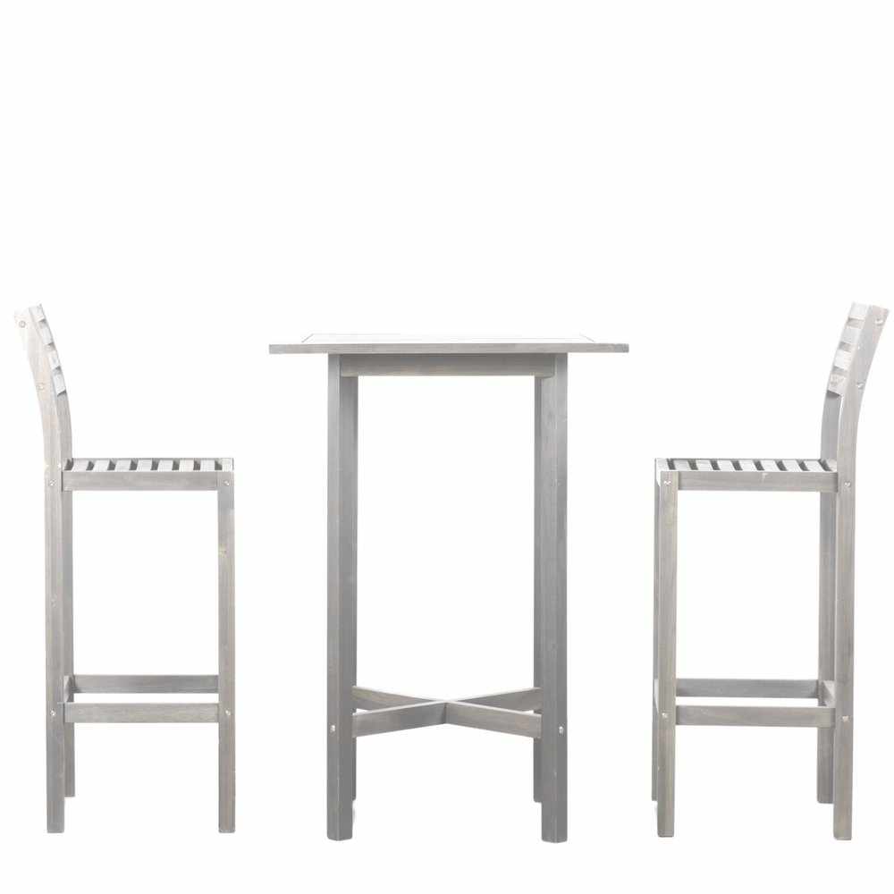 Harbin 2 Seater High Bar Set Whitewash