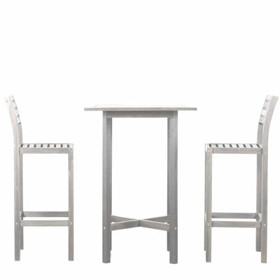 Harbin 2 Seater High Bar Set Whitewash