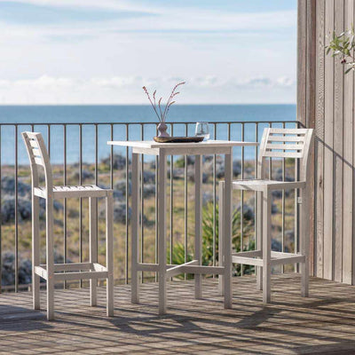 Harbin 2 Seater High Bar Set Whitewash
