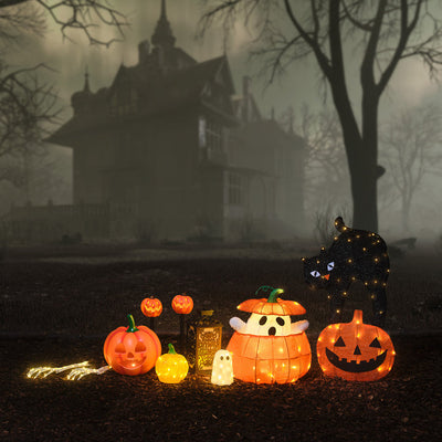 x4 Halloween Pumpkin Stake Lights