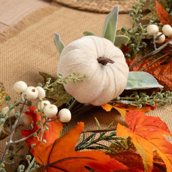 Pumpkin Green Orange Garland