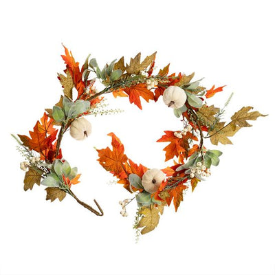 Pumpkin Green Orange Garland