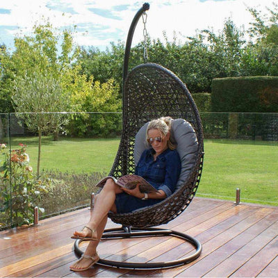 Marazion Hanging Chair Grey