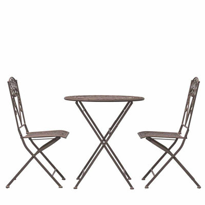 Napa 2 Seater Bistro Set Espresso