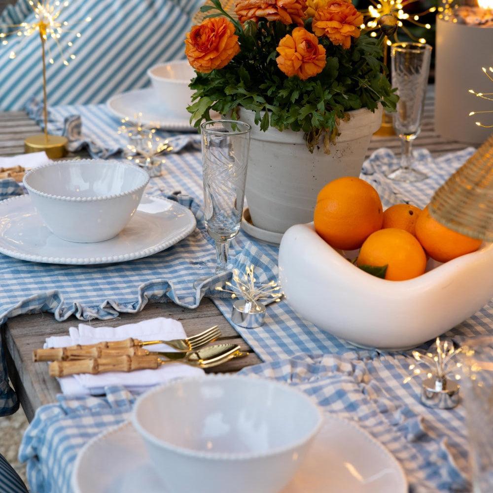 Bamboo Tableware Cutlery Set Gold