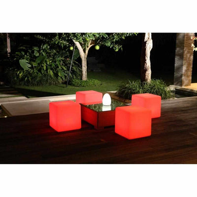 Outdoor Cube Stool Light