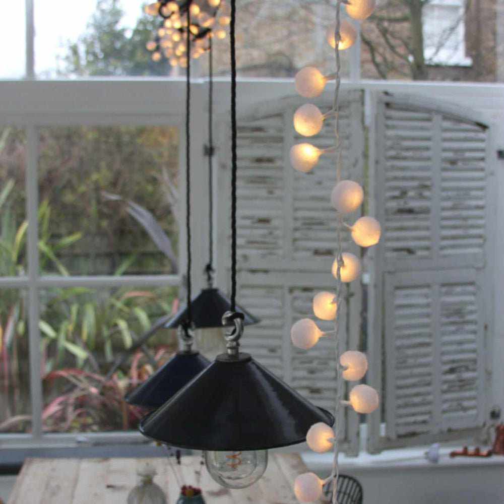 Pom Pom Garland Lights