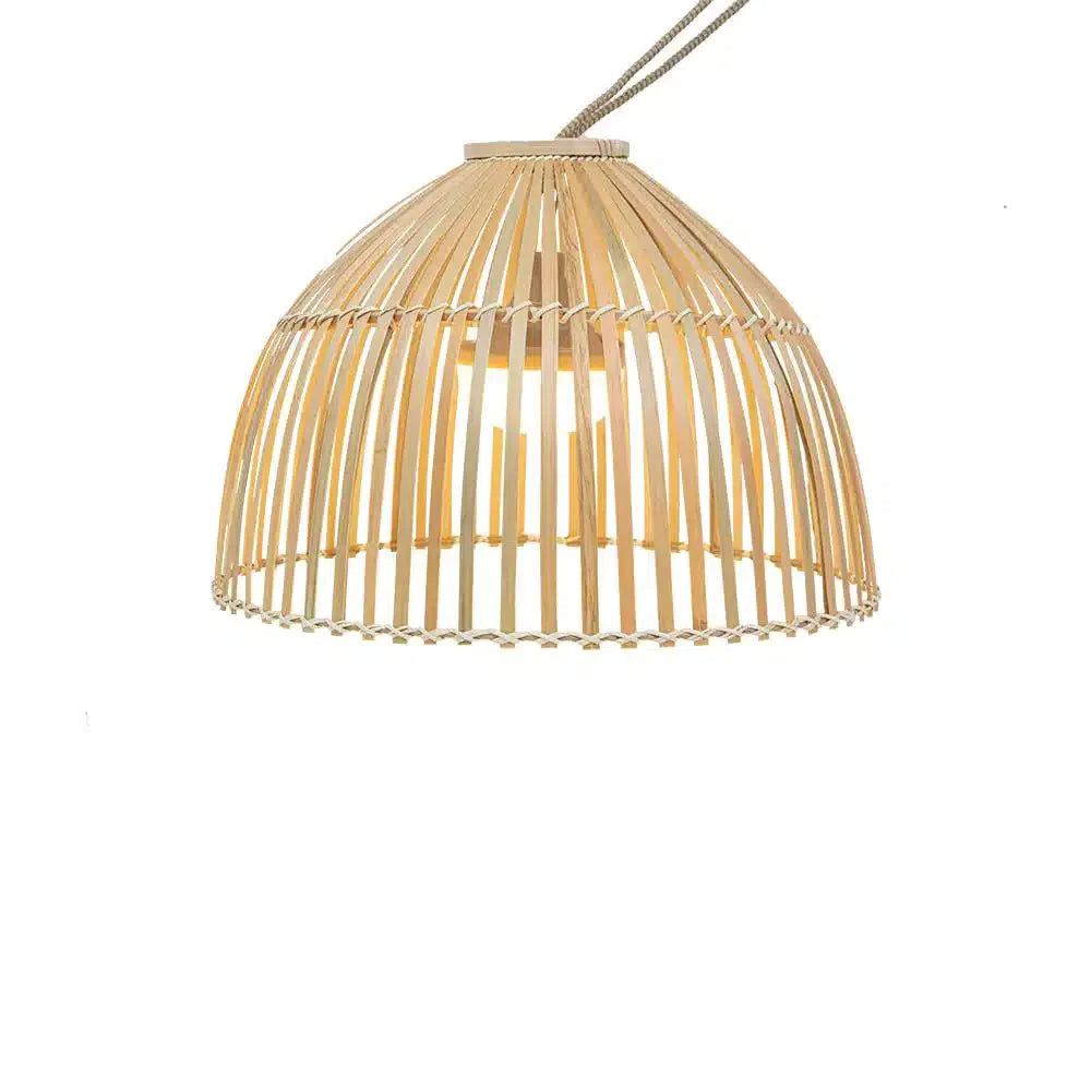 Bourne Wicker Hanging Light
