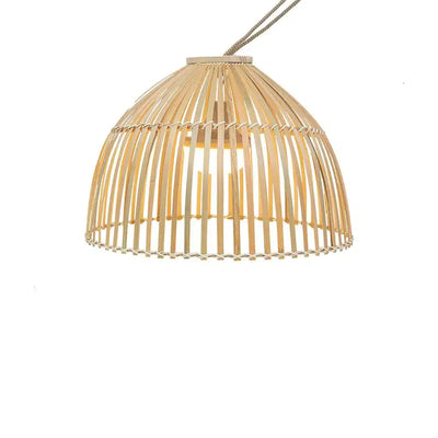 Bourne Wicker Hanging Light