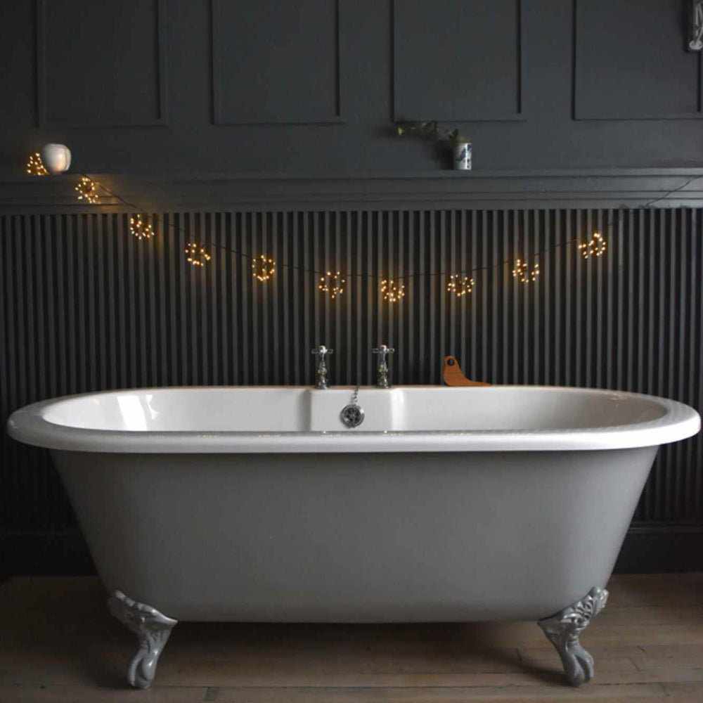 Starburst Garland Lights Black Mains - NEST & FLOWERS