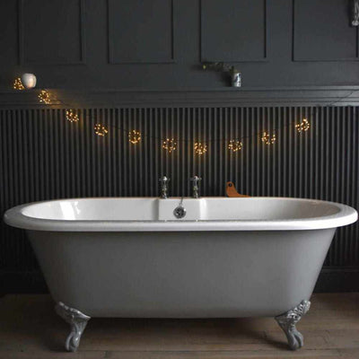 Starburst Garland Lights Black Mains - NEST & FLOWERS