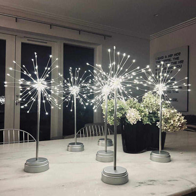 x6 Starburst Lamps & x2 Eucalyptus Berry Garland Lights