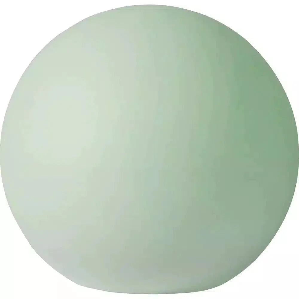 White Ball Outdoor Floor Lamp