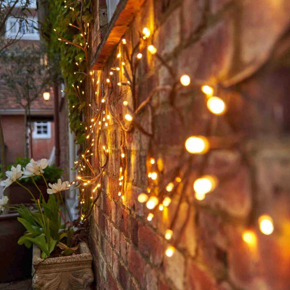 x3 Ivy Branch Lights - NEST & FLOWERS