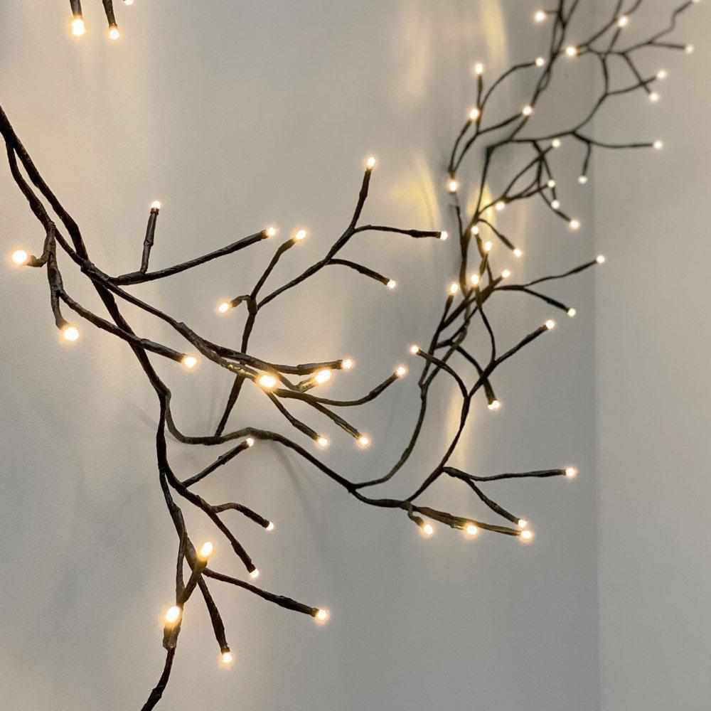 x3 Ivy Branch Lights - NEST & FLOWERS