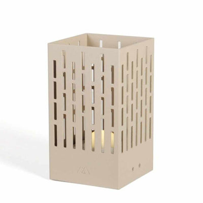 X3 Square Solar Lamps Taupe
